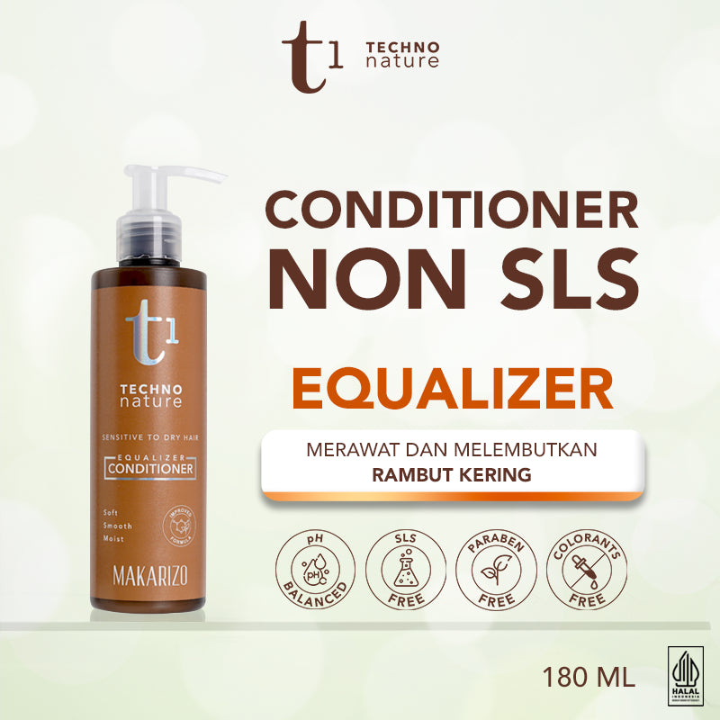 Makarizo T1 Techno Nature Equalizer Conditioner 180 mL - Non SLS
