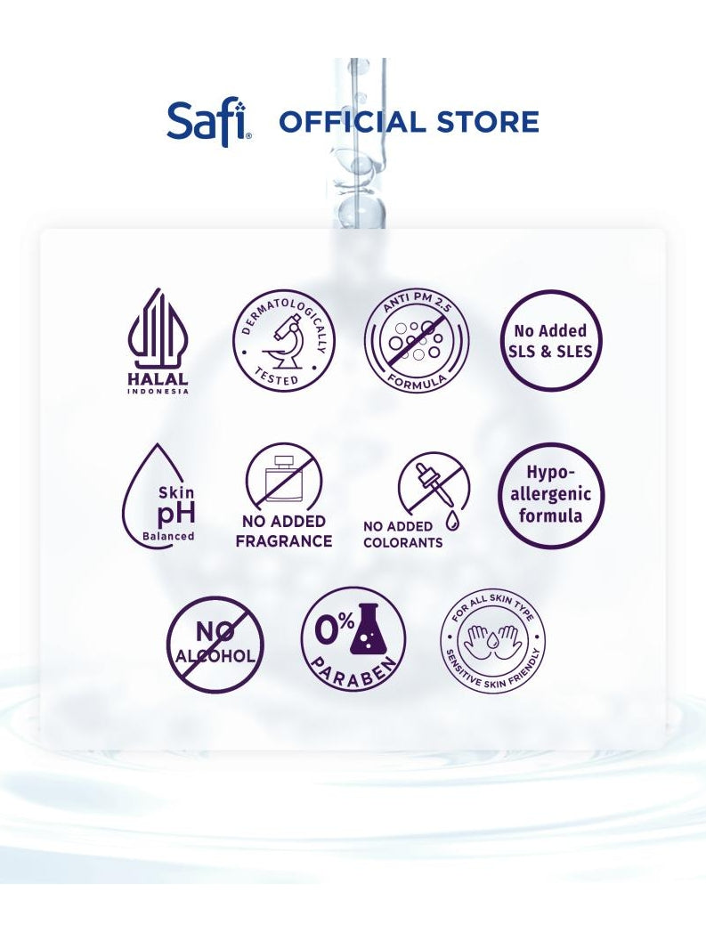 Safi Age Defy Sensitive Biome Calming Gel 45gr - Pelembap Wajah Sensitif Hypoallergenic, Menenangkan & Melembapkan Kulit