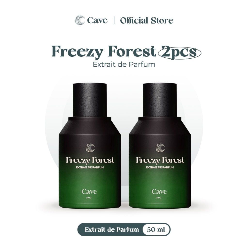 Cave Extrait de Parfum Freezy Forest 50 ml - Parfum Lokal Pria Aroma Fresh Tahan Lama