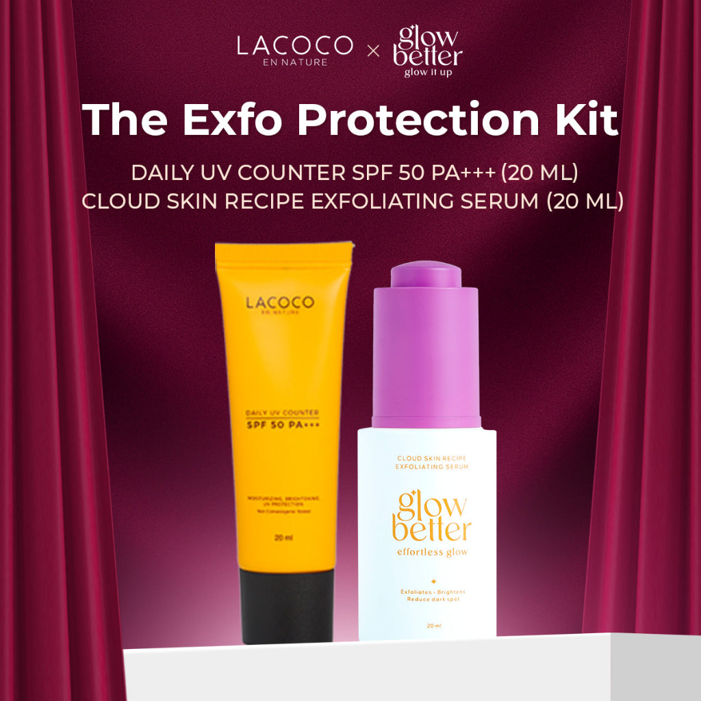 Lacoco Sunscreen Daily UV Counter SPF 50 PA+++ - Sunscreen Non Comedogenic/Melindungi Kulit dari Sinar UV