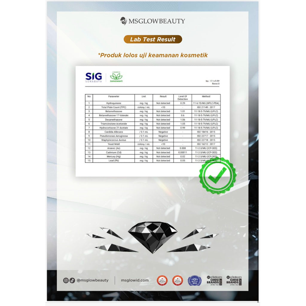 MS GLOW BLACK DIAMOND SERUM MOISTURIZER