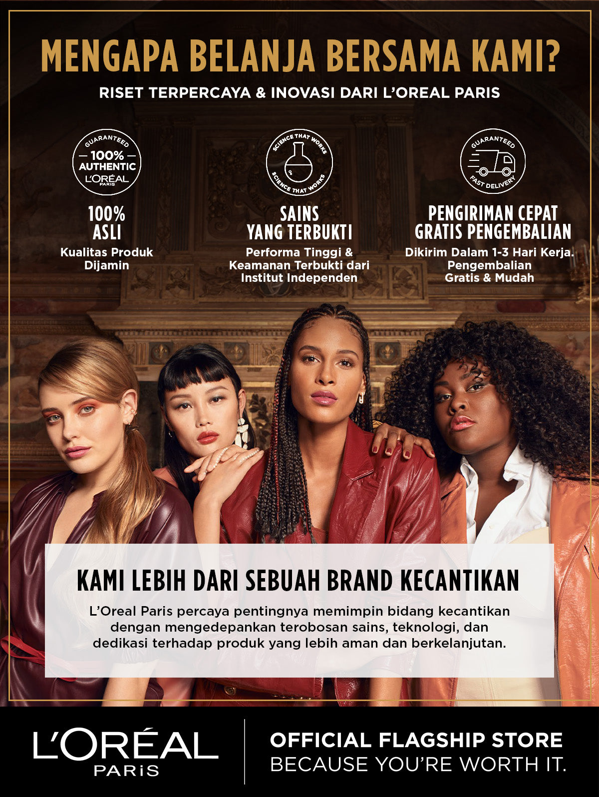 L'Oreal Paris Revitalift Crystal Micro-Essence Serum Water Skincare 130ML - Mencerahkan da Mengencangkan Kulit Kulit kusam, Garis halus, Kerutan wajah, skin barrier Anti aging skincare, brightening serum, anti aging serum