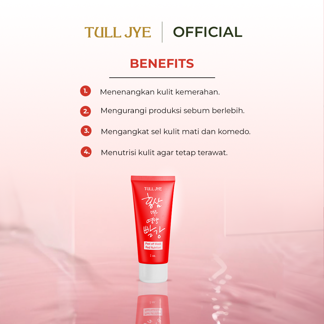 Tull Jye Peel Off Mask (Red - Nutrition)