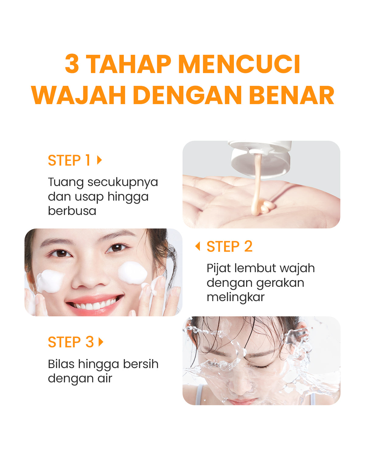 YOU Hy! Amino Glo-Win Brightening Facial Wash Mencerahkan Niacinamide Glowing Skin