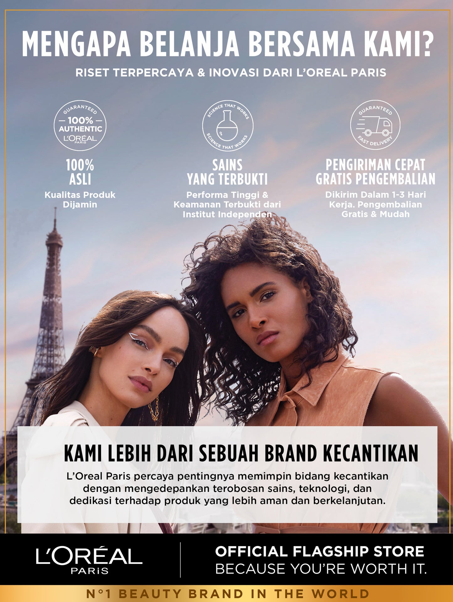 L'Oreal Paris Infallible 24h Fresh Wear Powder Foundation High Coverage, Fresh and Matte Finish Makeup - 9gr (Bedak Matte Tahan 24 Jam)