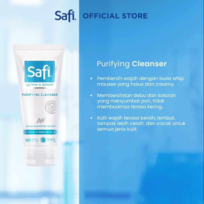 SAFI ULTIMATE BRIGHT PURIFYING CLEANSER 100GR - Foam Cleanser