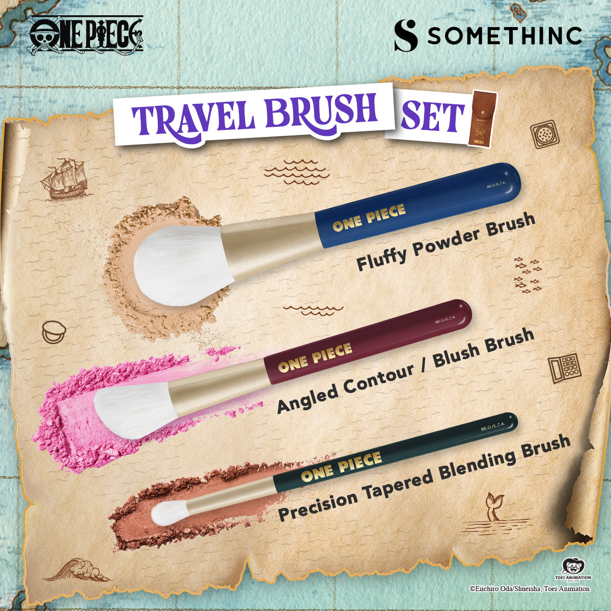 SOMETHINC ONE PIECE LIMITED EDITION Travel Brush Set