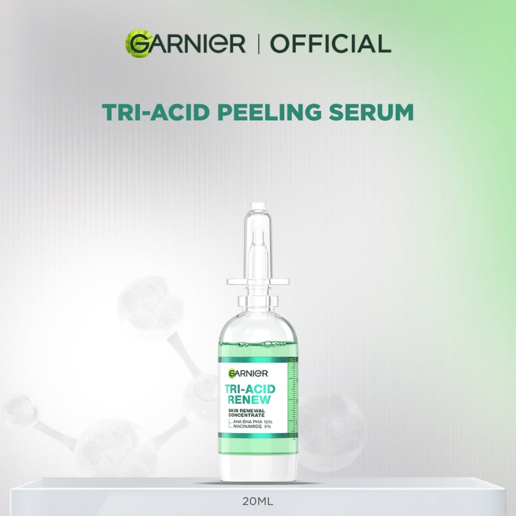 GARNIER Serum Skincare ALL VARIANT Serum Mencerahkan Wajah Vitamin C Ceramide Salycilic Acid Night Peeling Serum 15ml 30ml 50ml Cocok untuk semua jenis kulit Serum Pagi & Malam