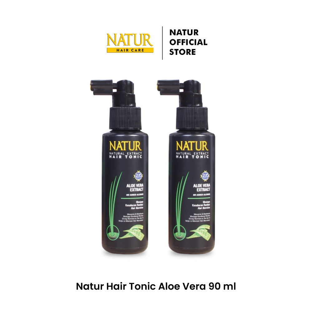 Twinpack Natur Hair Tonic 90ml - Paket Tonik Rambut 2 pcs