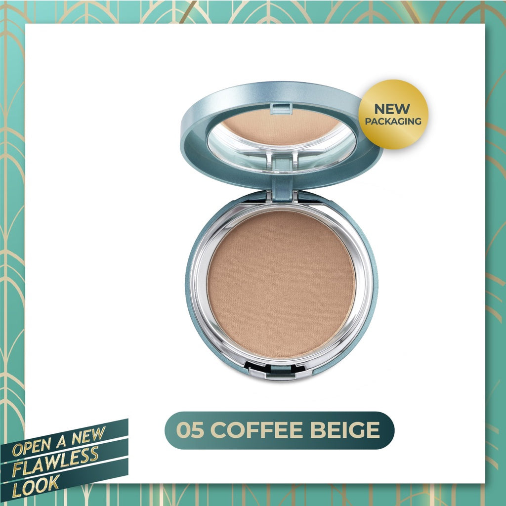 WARDAH Exclusive Two Way Cake - Bedak Dengan Tingkat Coverage Tinggi Yang Halus dan Tahan Lama - Long Lasting - Dilengkapi SPF 15 PA Hasil Akhir Natural Flawless-Makeup - Cocok Dipakai dengan Cushion