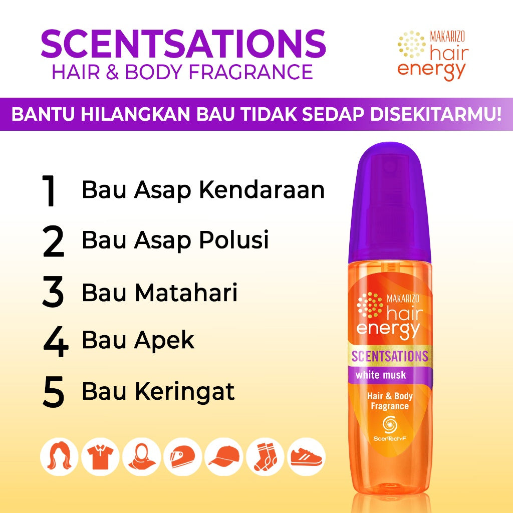 (SPECIAL FREE GIFT) - Bundle Conditioning Shampoo Olive 170 mL & Scentsations White Musk 100 mL