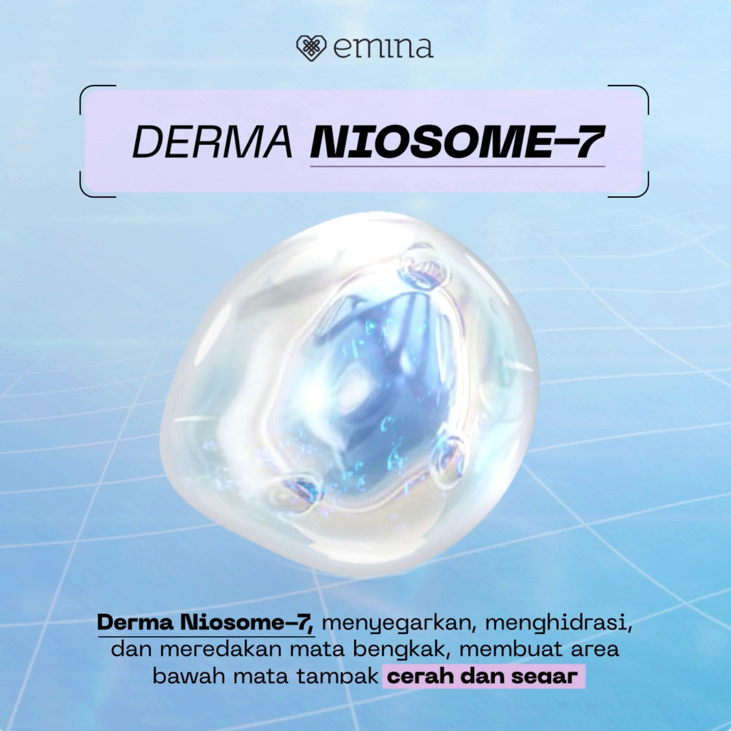 Emina GloRad+ Instant Refresh Puffy Eyes Eye Wake Up Roller - Eye Serum Samarkan Mata Panda, Mencerahkan Kulit Bawah Mata