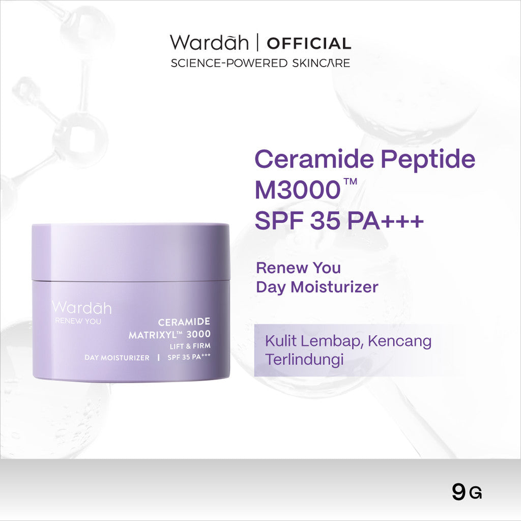 WARDAH Moisturizer Day Cream All Series - Acnederm, Lightening, Perfect Bright, Crystal Secret, Renew You - Pelembab Wajah Glowing BPOM - Skincare