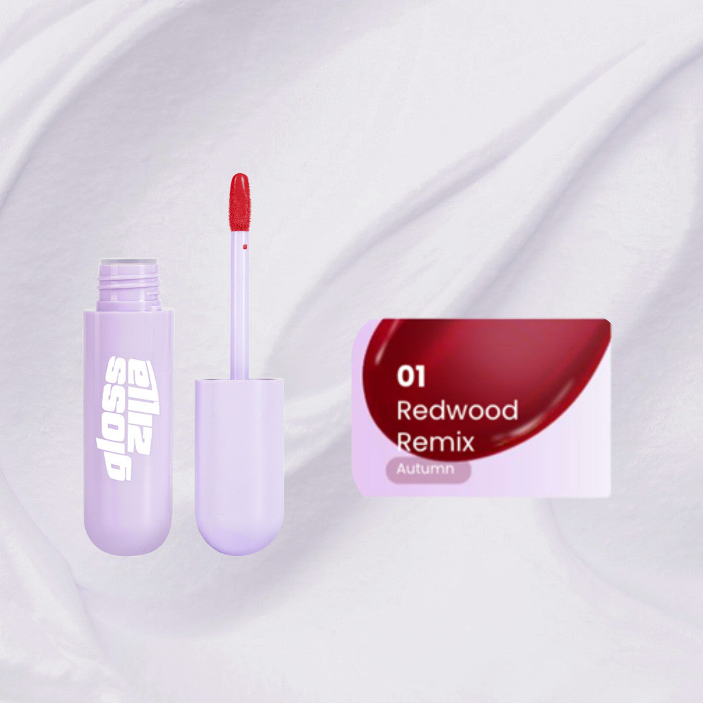 NEW! Emina Glosszilla Lightweight Lip Jelly Vinyl 3 g - Transferproof Gloss, Longlasting Stain, Intense Color, Plumpy, Transferproof, Tahan Lama, Cocok untuk Bibir Sensitif, Ringan, Tidak Lengket, Mengandung Vit E, Oil Complex, dan Hyaluronic Acid