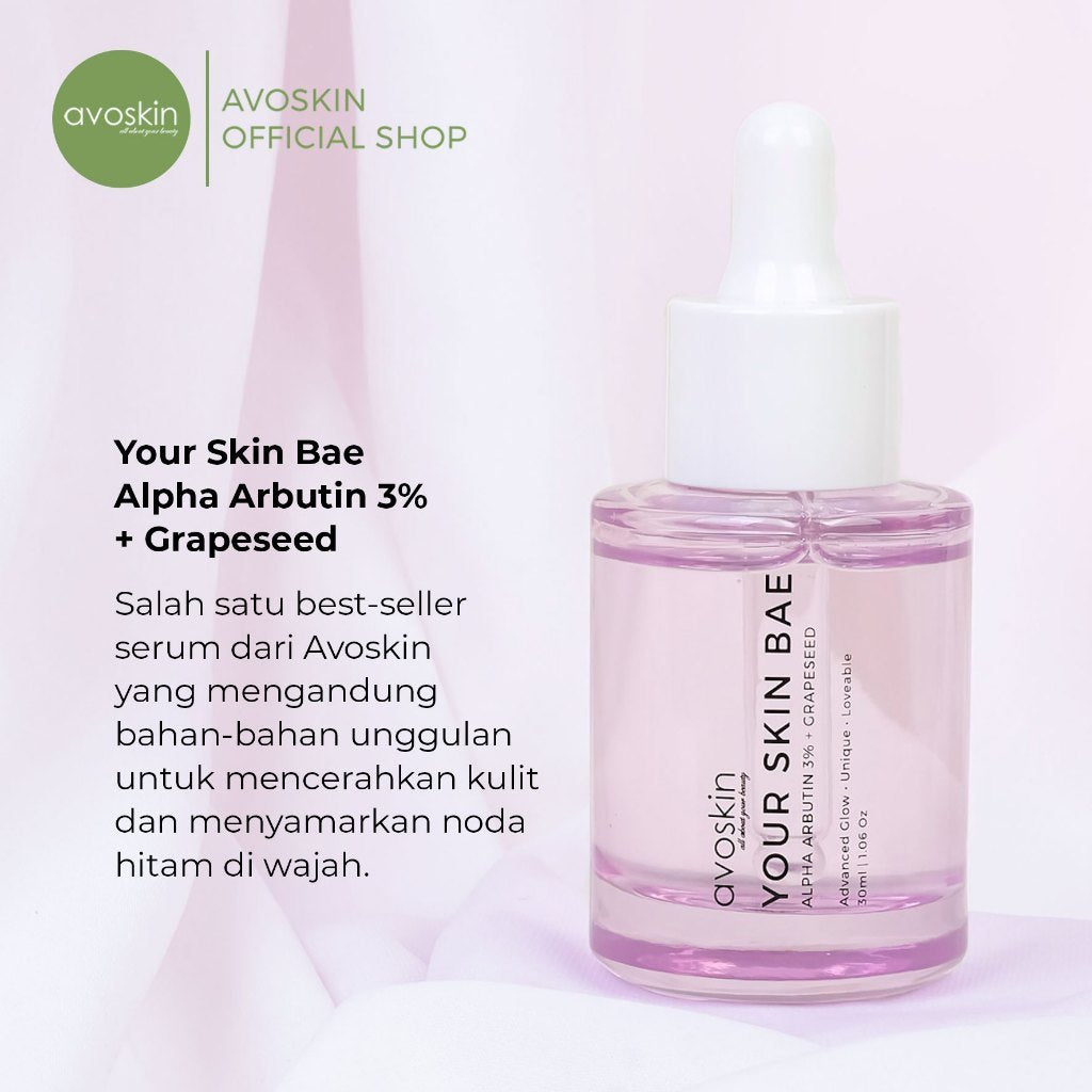 Paket Skincare-Avoskin It's Time to Glow Set!-YSB Toner & Serum