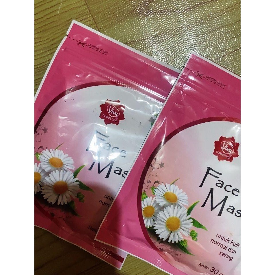 Viva Face Mask for Normal & Dry Skin – Hydrating & Nourishing Clay Mask 30gr