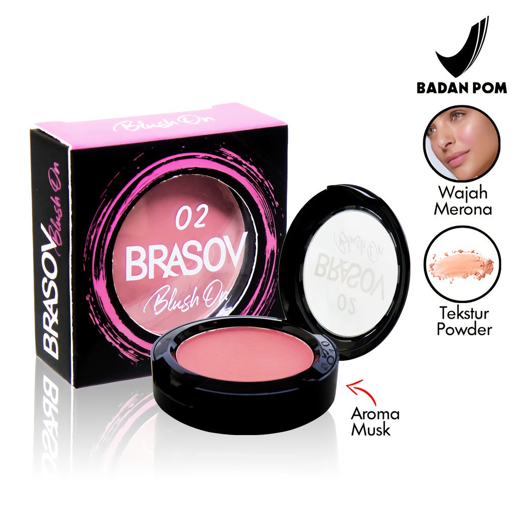 [BPOM] Brasov Blush On Matte | Perona Pipi | Pemerah Pipi Mate
