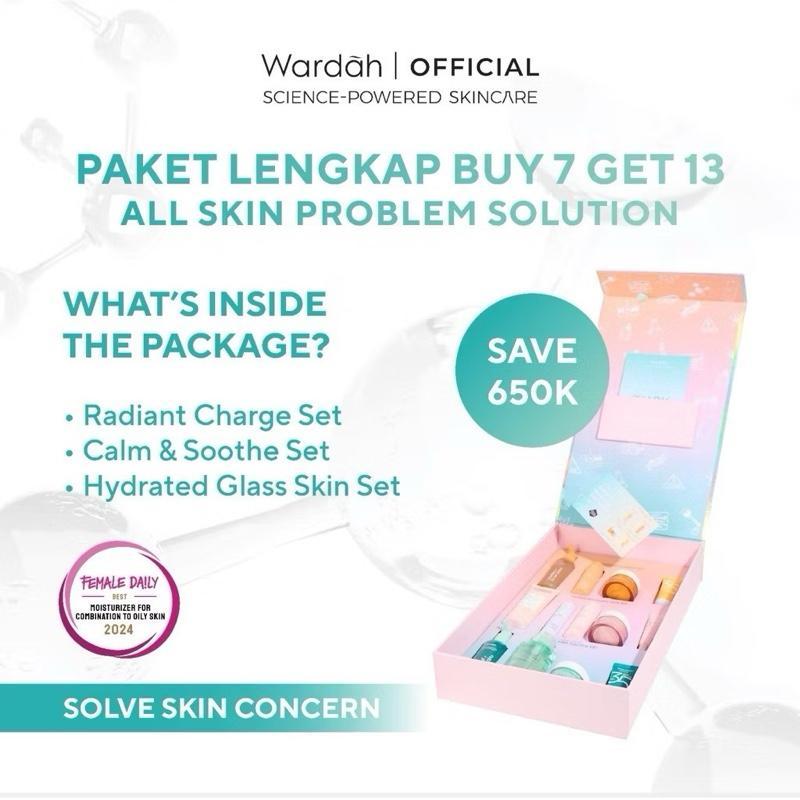 Award-Winning WARDAH 20-in-1 Skincare Set – Buy 7 Get 13 FREE for Complete Glow!
