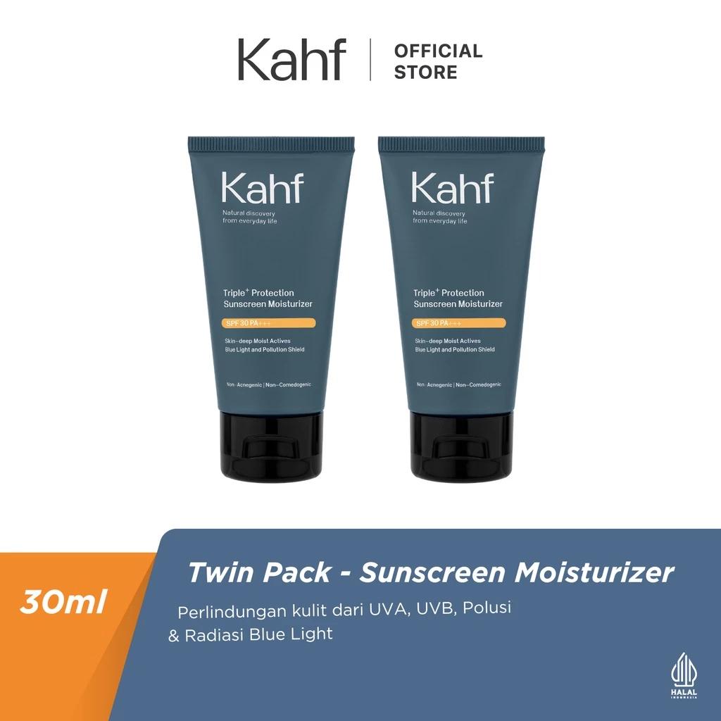 Twin Pack Kahf Triple Protection Sunscreen Moisturizer SPF 30 PA+++ 30 ml