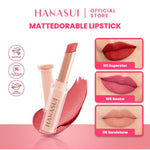 Hanasui Mattedorable Lipstick | Anti Geser Formula Smudgeproof Transferproof Long Lasting Matte