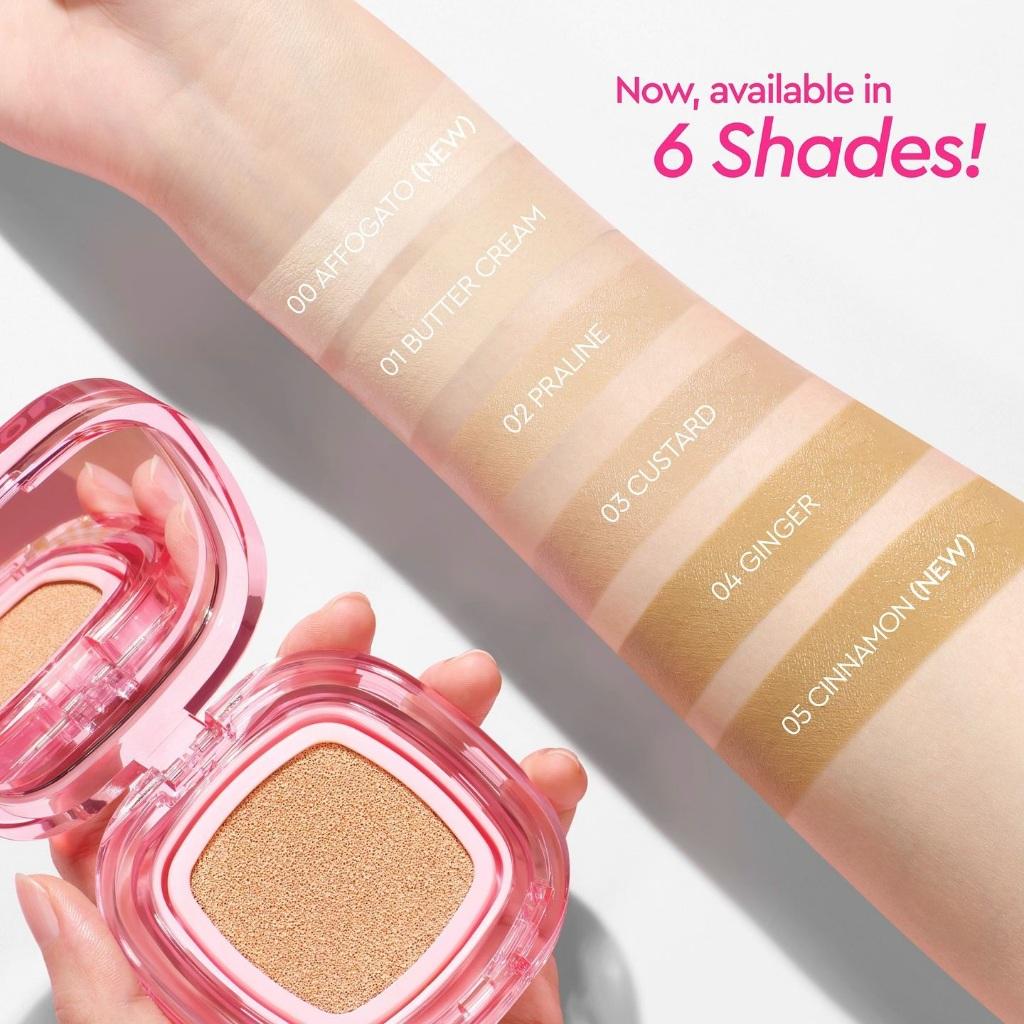 GLAD2GLOW Perfect Cover Cushion 11g | Semi‑Matte Finish, Oil‑Control, Waterproof & Poreless Cushion Foundation