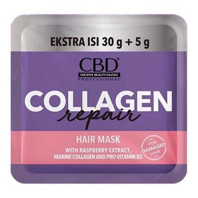 CBD Collagen Repair Hair Mask – 30g + 5g Bonus Deep Repair • Collagen Boost • Salon Care at Home