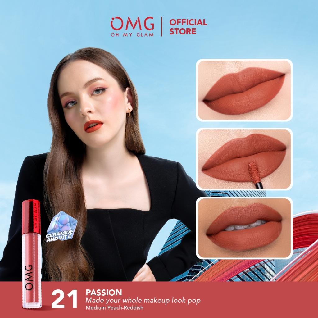 FANCY X JULOI BEAUTY OMG Oh My Glam Mattelast Lip Cream 2.9g | Lip Cream Matte Dengan Warna Intense, Tahan Lama & Ringan