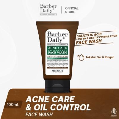 Barber Daily Men’s Oil Control Face Wash 100 ml – Clear Skin, No Shine, No Breakouts