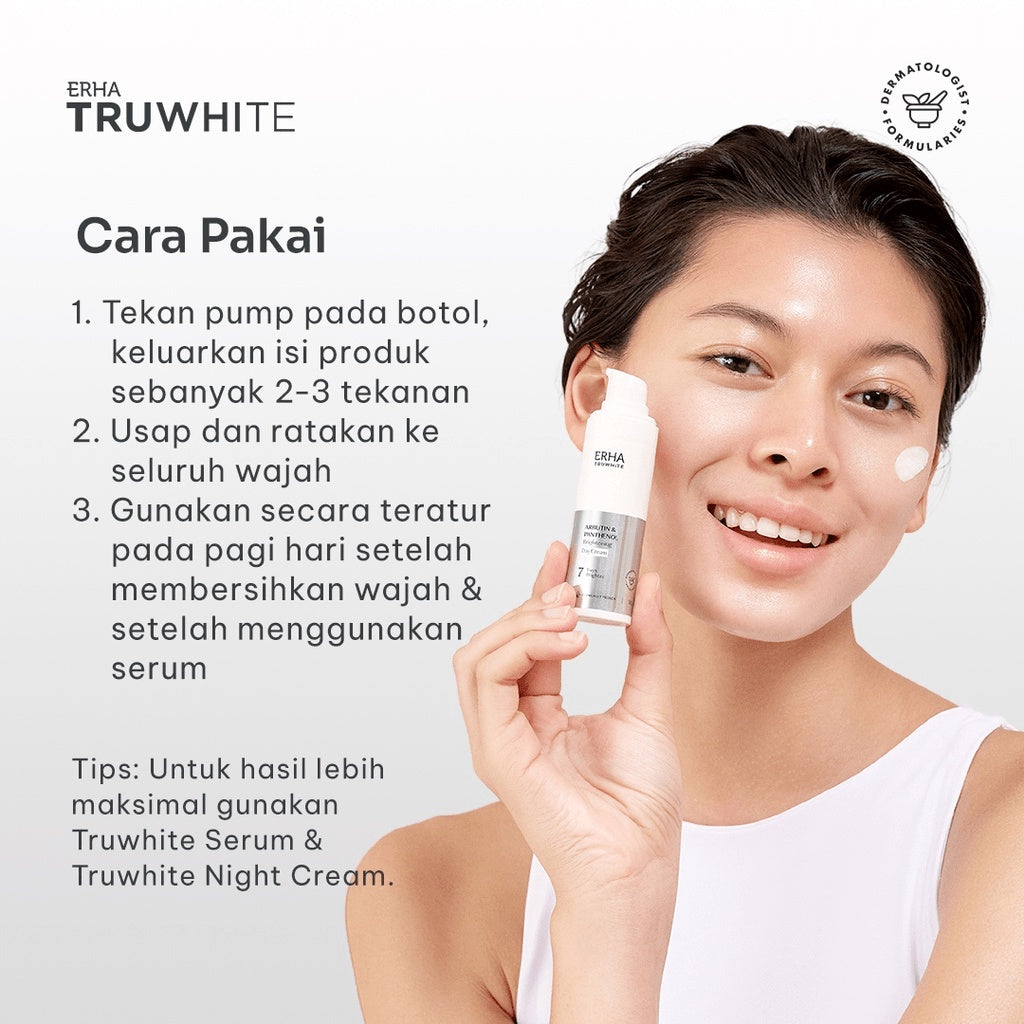 Erha Truwhite Brightening Day & Night - Moisturizer Pagi & Malam