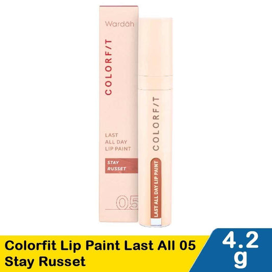 Wardah Colorfit Lip Paint 05 Stay Russet – Bold Matte Lip Color That Lasts All Day!