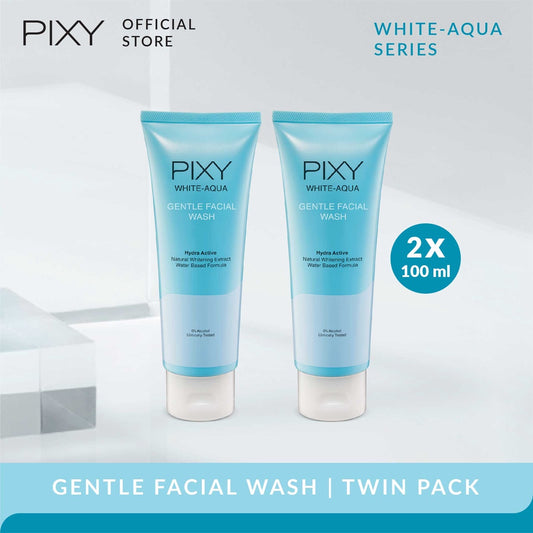 PIXY White Aqua Gentle Facial Wash Twin Pack