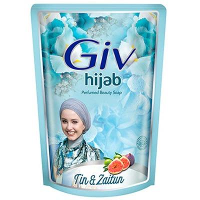 Giv Hijab Body Wash Tin & Olive Refill 400ml – Freshness & Purity for Hijab-Wearers