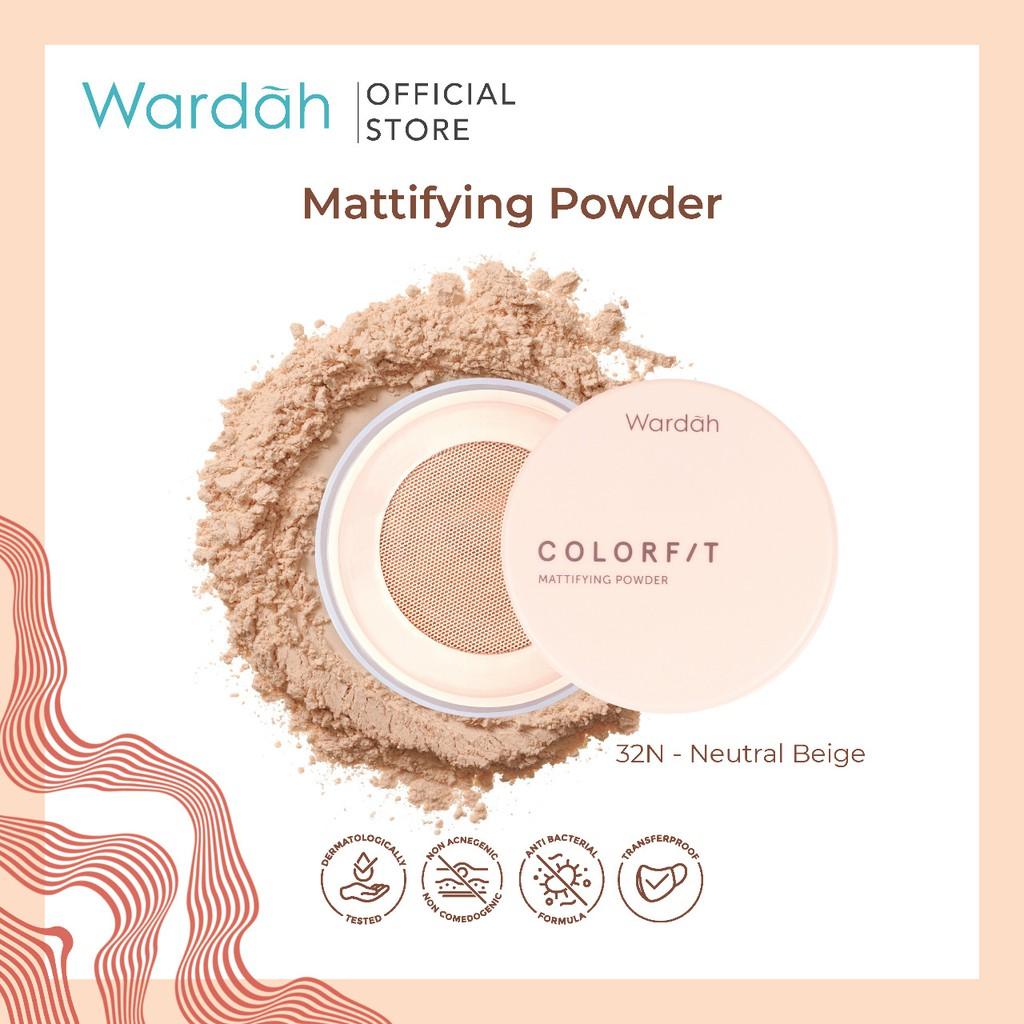 Wardah Colorfit Mattifying Loose Powder | SPF 30 PA++ | Oil Control & Transferproof | 12H Matte Finish | Serba Ada!