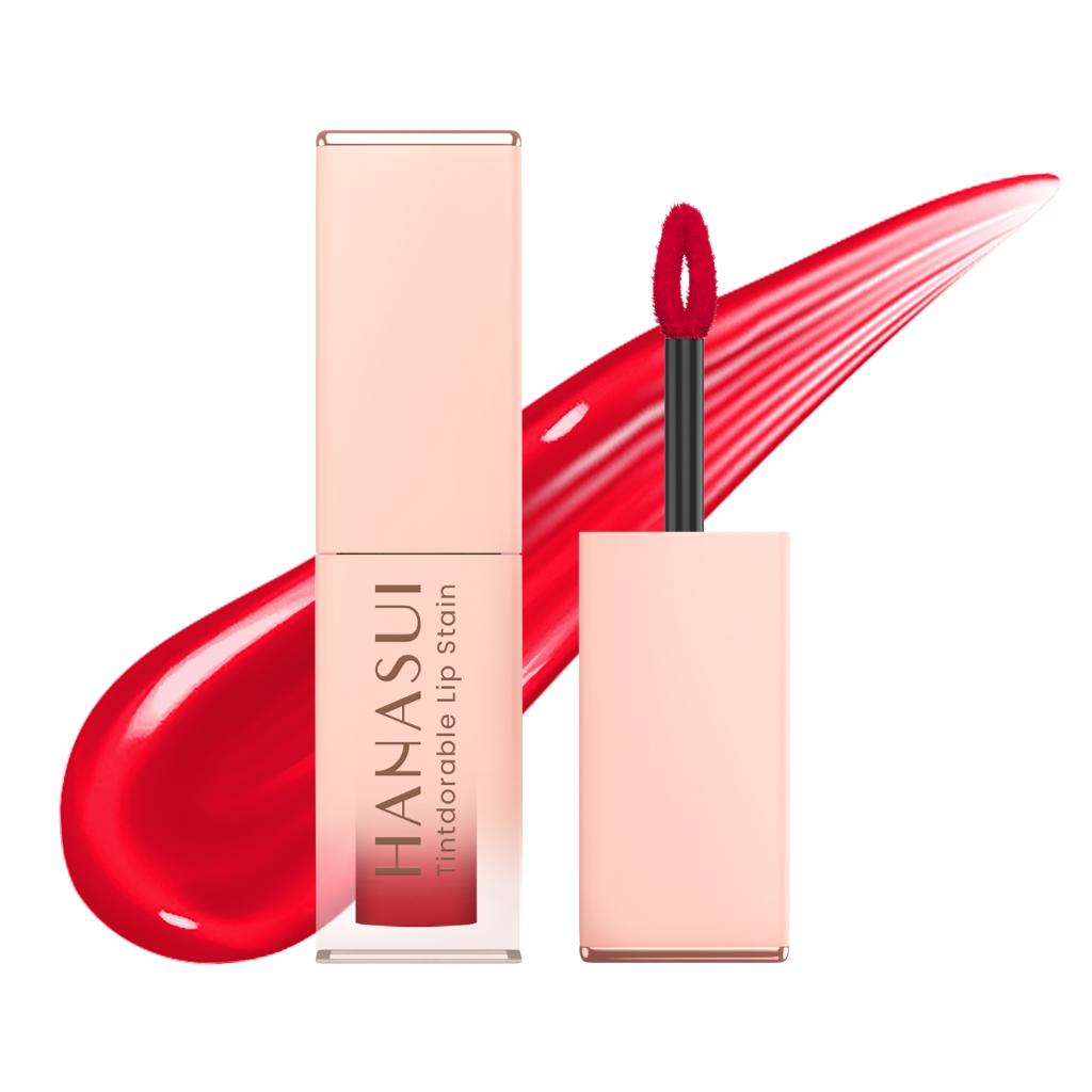 Hanasui Tintdorable Lip Stain - Long Lasting Halal Liptint with 9 Shades Available - Cherry, Cherry Berry, Sweet, Bloody, Root, Coffee, Wine