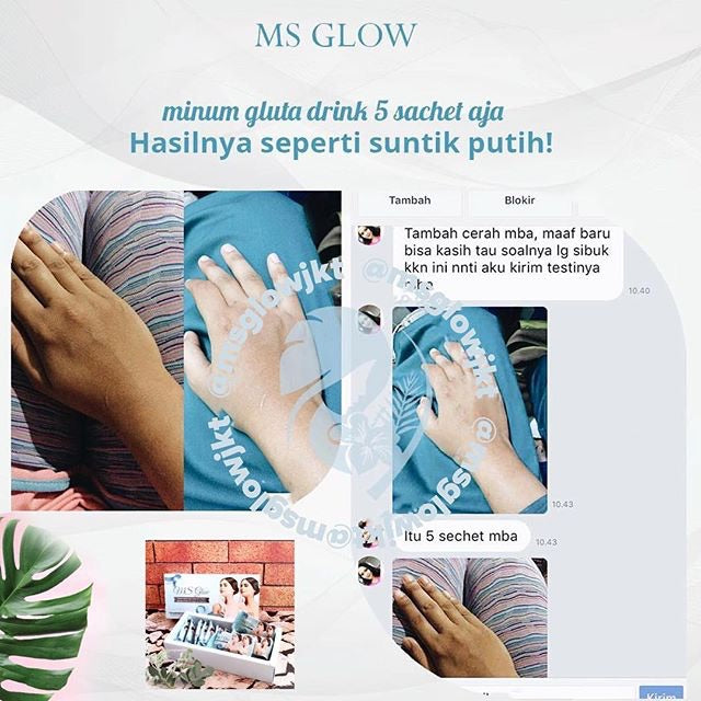 MS glow Glass Skin Colagen drink new formula