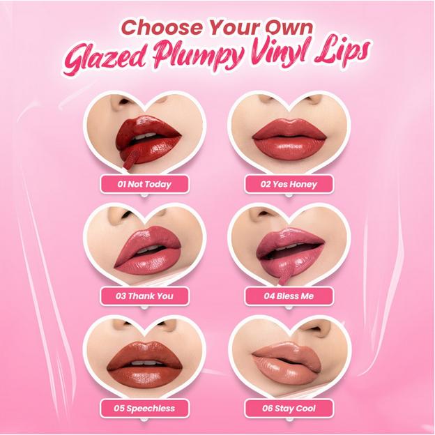 Hanasui GLAZEDORABLE VINYL Stain Glazed Plumpy Vinyl Lips