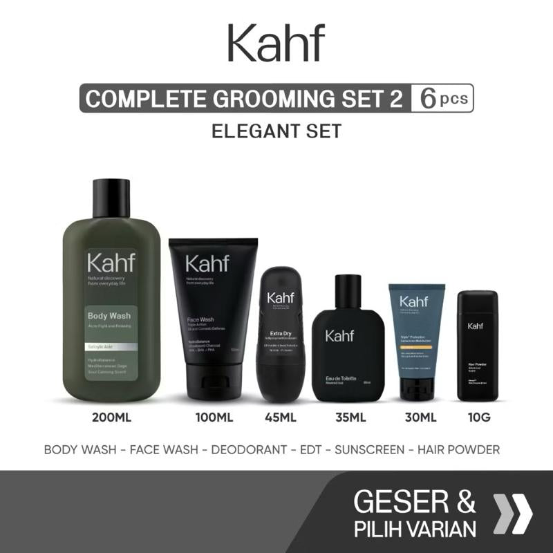 Kahf Daily Power Grooming Kit 2 – Full Essential Set for Men