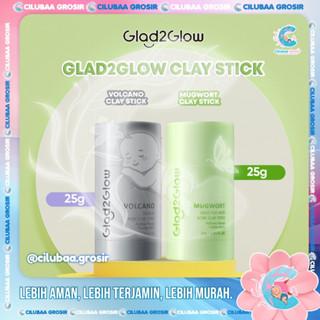 GLAD2GLOW Clay Stick Mask Series | Mugwort + Salicylic Acid for Acne & Volcano 3D Acid for Pore Care | 25g
