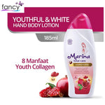 Marina Hand Body Lotion cerah UV White / Total Care 185 ml Kemasan BESAR