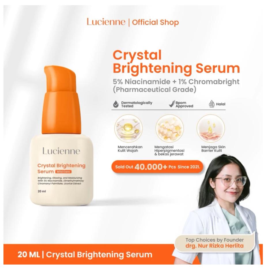 READY STOCK Lucienne Crystal Brightening Serum - Death Store / Glowing Serum / Niacina Series Measure 5% [NEW PLAY] Best Seller