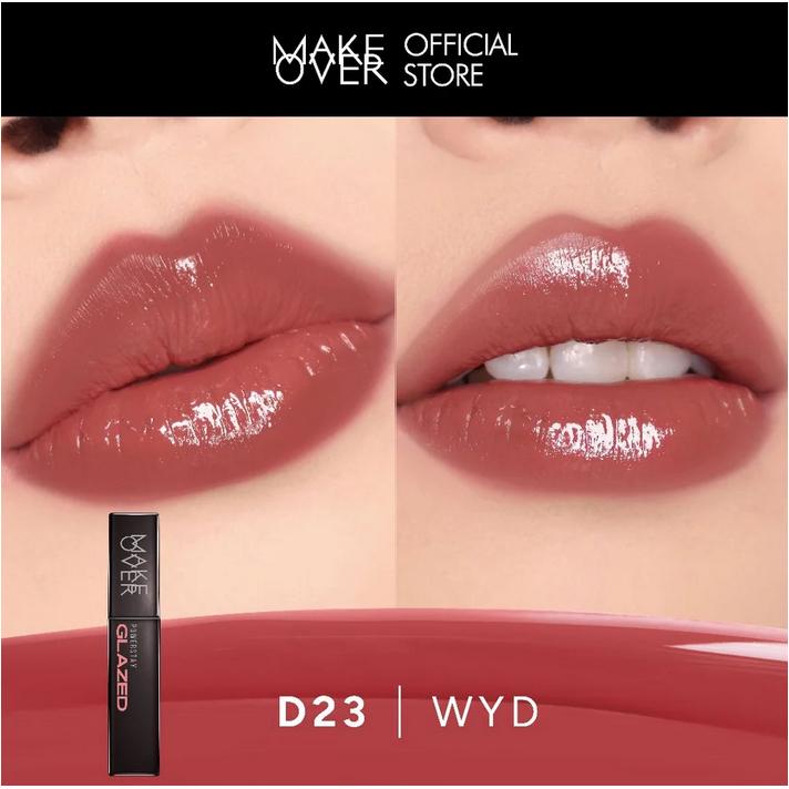 MAKE OVER Powerstay GLAZED LOCK LIP PIGMENT NEW! Lip Gloss yang Transferproof