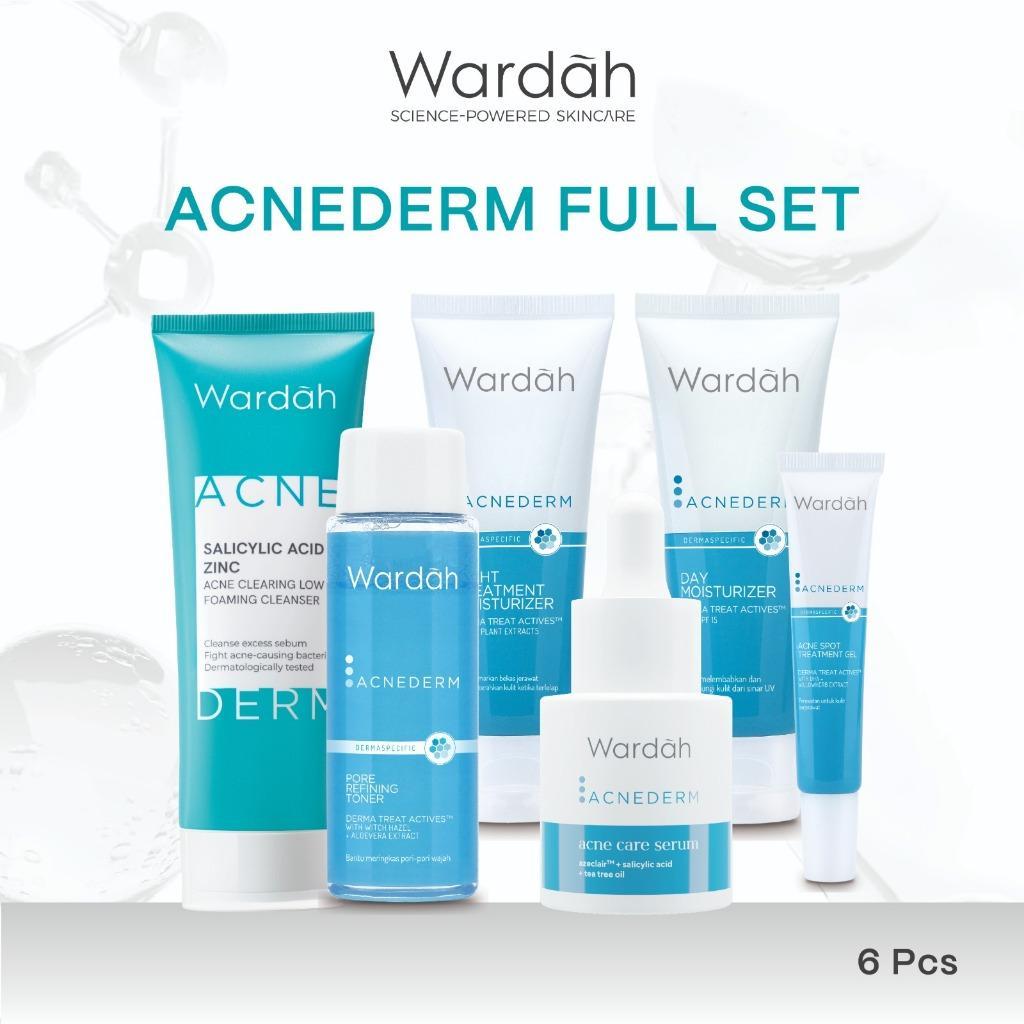 WARDAH Essential Skincare Set | Serum + Moisturizer + Cleanser | Azeclair Acne Control, Vitamin C Healthy Glow, Tranexamic Dark Spot Solution, Pentavitin Hydration | Complete Daily Skincare Routine