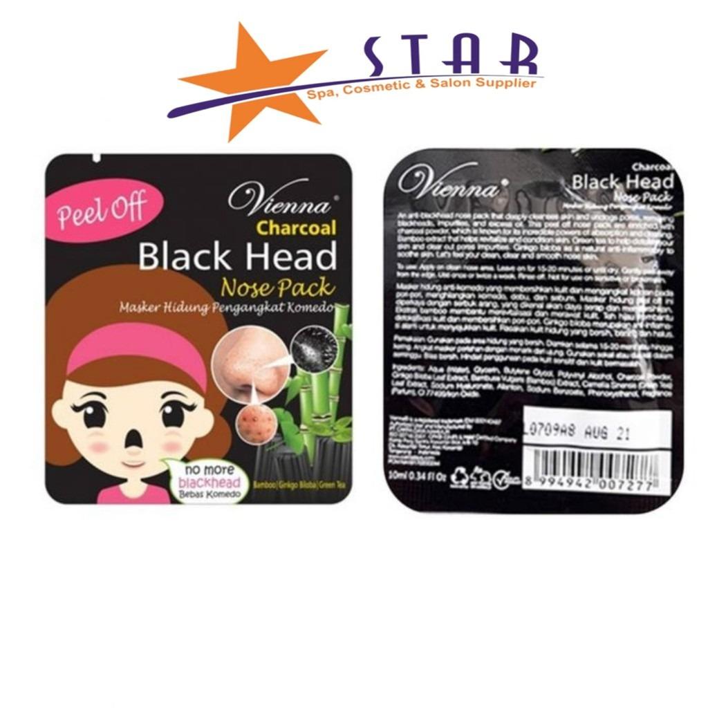Vienna Charcoal Nose Pack 10ml – Peel Away Blackheads for a Clearer, Smoother Nose