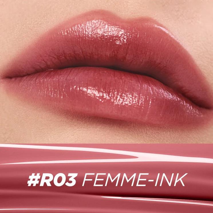 Dazzle Me INK Gloss Lip Tint Watery Gel | Hydrating Glossy Finish | Long Lasting 12 Jam