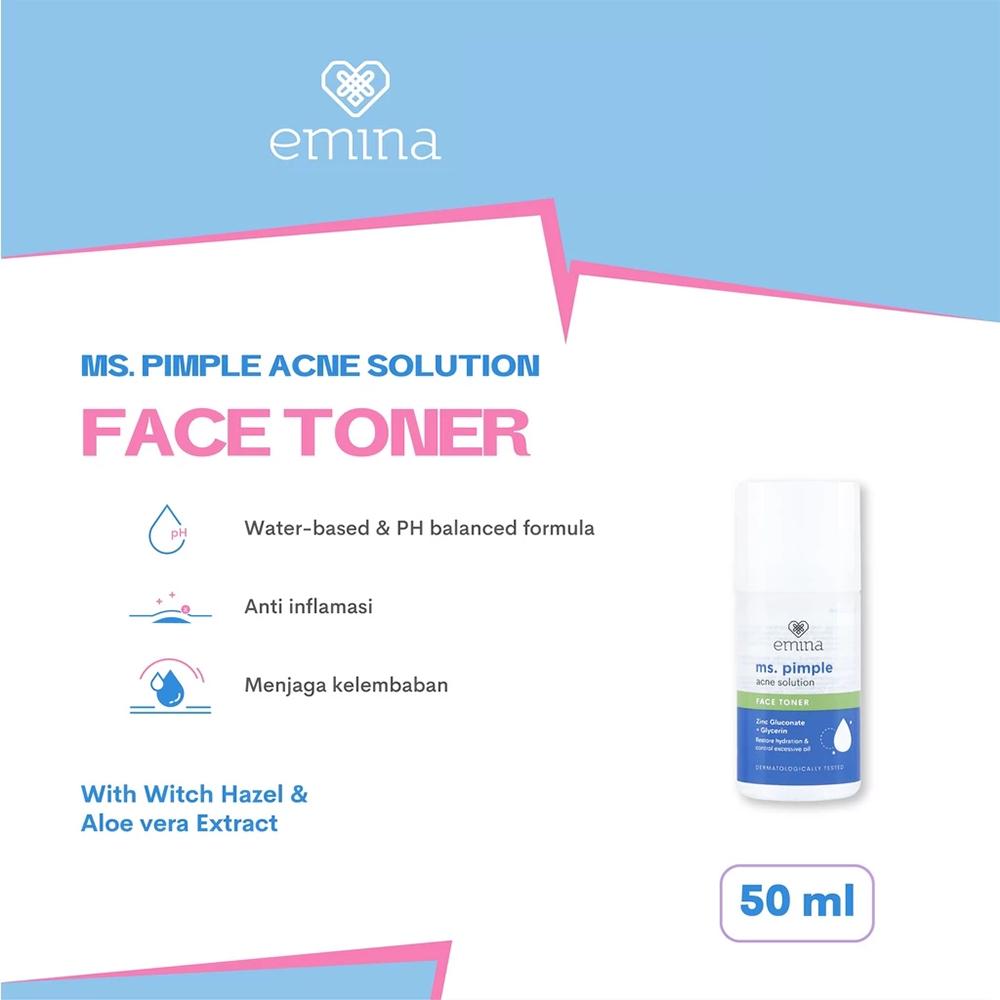 Emina Ms. Pimple Acne Solution Toner | Hydrating Toner for Acne-Prone Skin