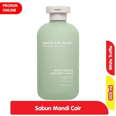 Grace and Glow Acne Body Wash White Truffle – 300ml | Anti-Acne Cleanser with Niacinamide & Luxury Truffle Extract for Clear, Glowing Skin