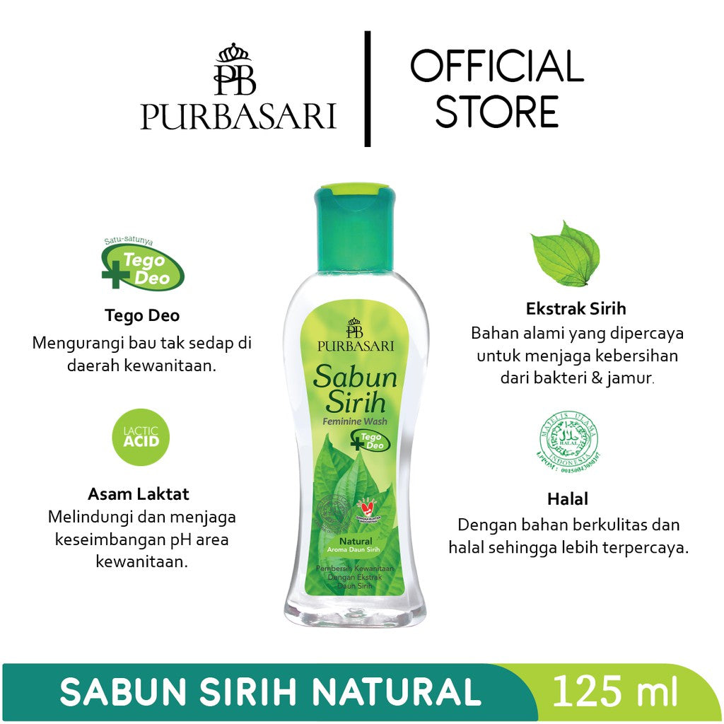 Purbasari Sabun Sirih 125 ml / Perawatan Kewanitaan / Pembersih Miss V