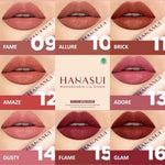 Hanasui Mattedorable Lip Cream Moisturizing Lip & Cheek (Perona Bibir dan Pipi) / BOBA / MATCHA LATTE