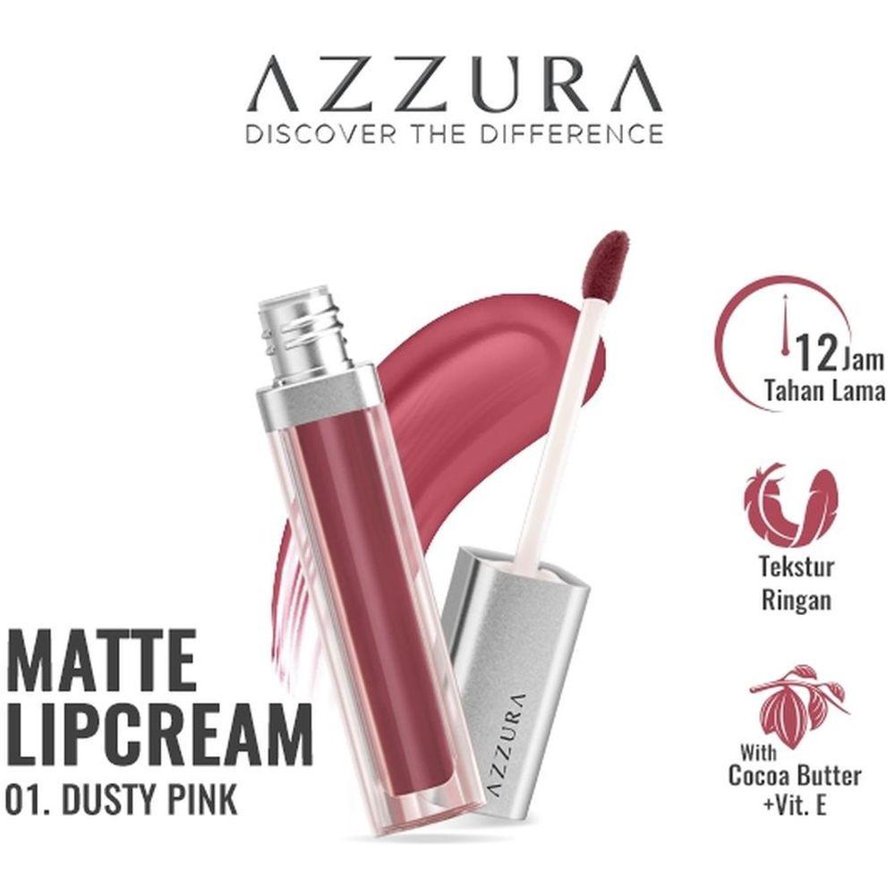 Azzura Matte Lipcream 4g – Bold Pigment, Smooth Texture & Long-Lasting Comfort