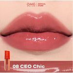 OMG Glassy Lip Tint 2g Moisturizing OH MY GLAM Lip Tint Warna Intense Tahan 12 Jam Skincare Infused